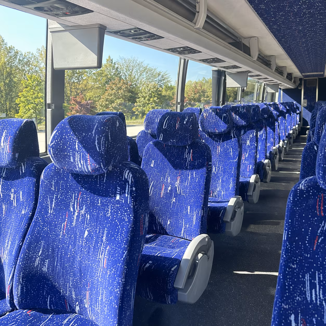 daly city charter bus services interior